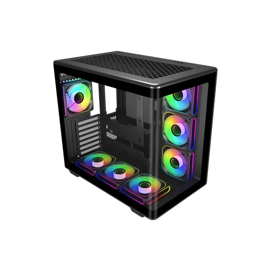Cooler Master Elite 600 ATX Case Curved Glass ARGB Fans